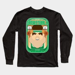 Basketball Green - Court Dunkdribbler - Bob version Long Sleeve T-Shirt